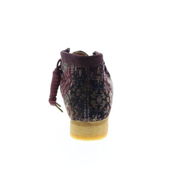 Clarks Mens Wallabee Boot Burgundy Boots (NWT) - Picture 6 of 7